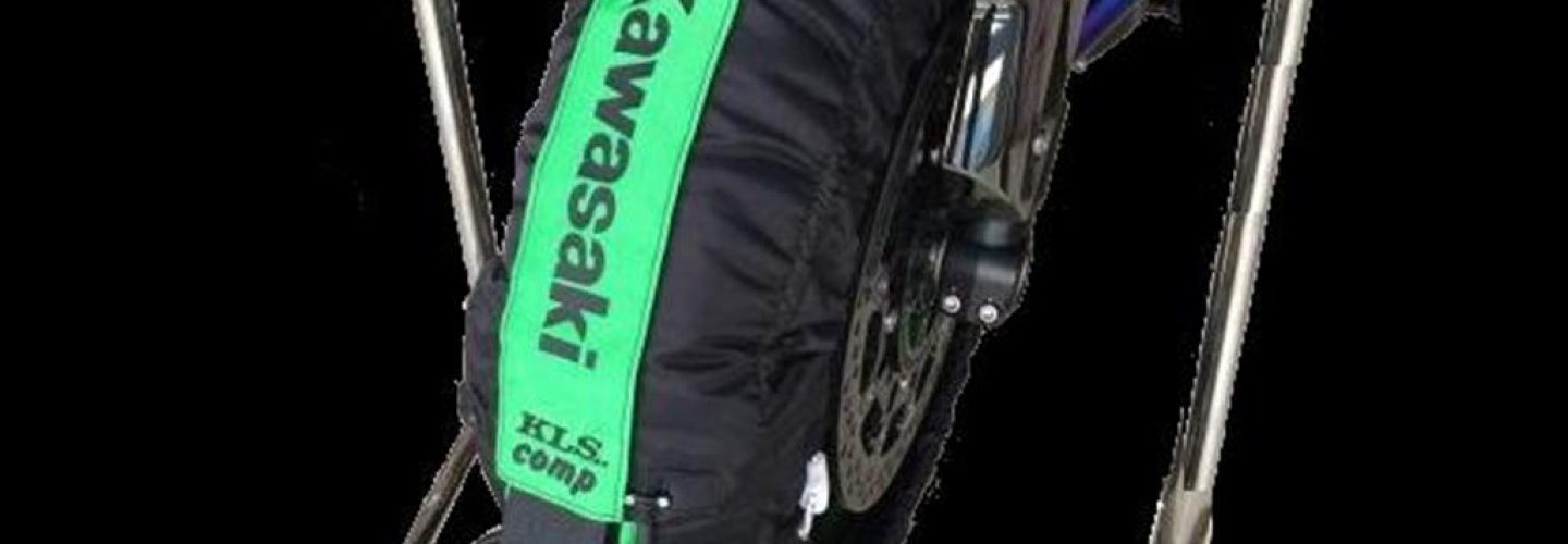 Tire warmer set comp NMX - Tire warmer set Comp NMX (Black-Green)