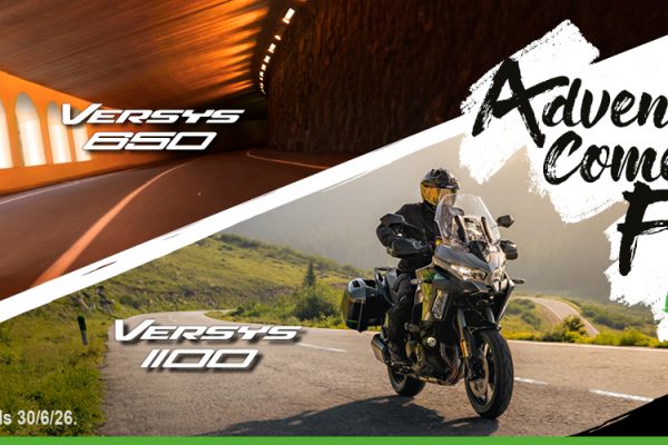 Adventure Comes For Free With Kawasaki This Spring!