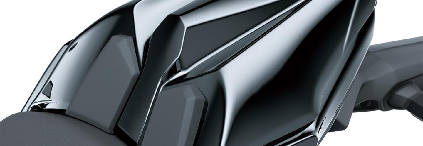 Seatcover H8 Ebony (Black) - Pillion seat cover