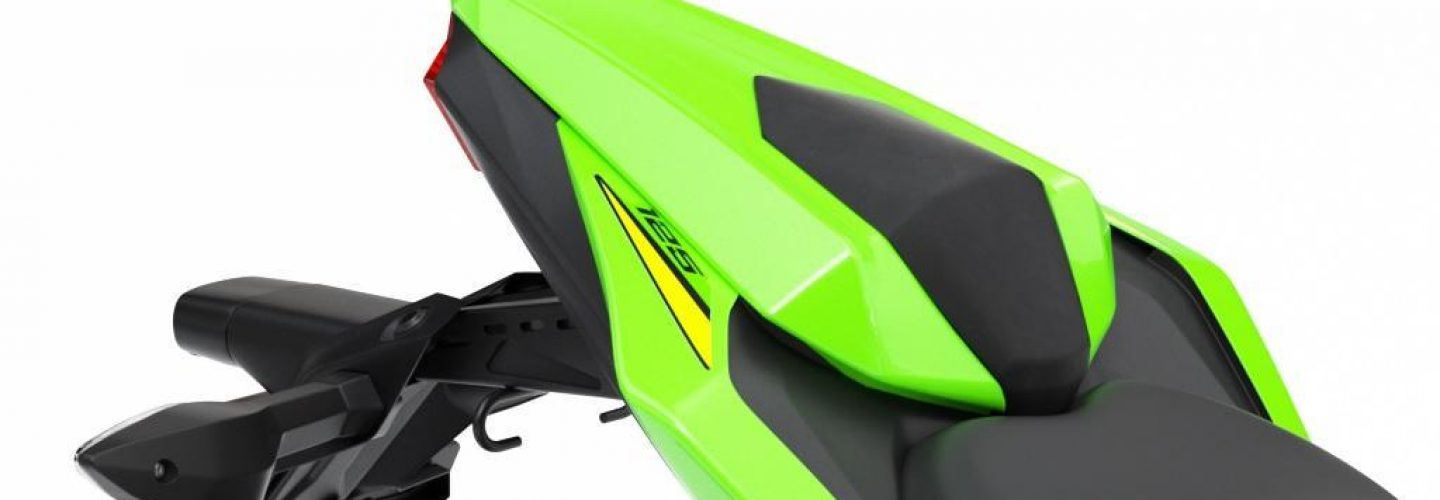 Pillion Seat Cover 777 GRN Lime Green - Pillion seat cover